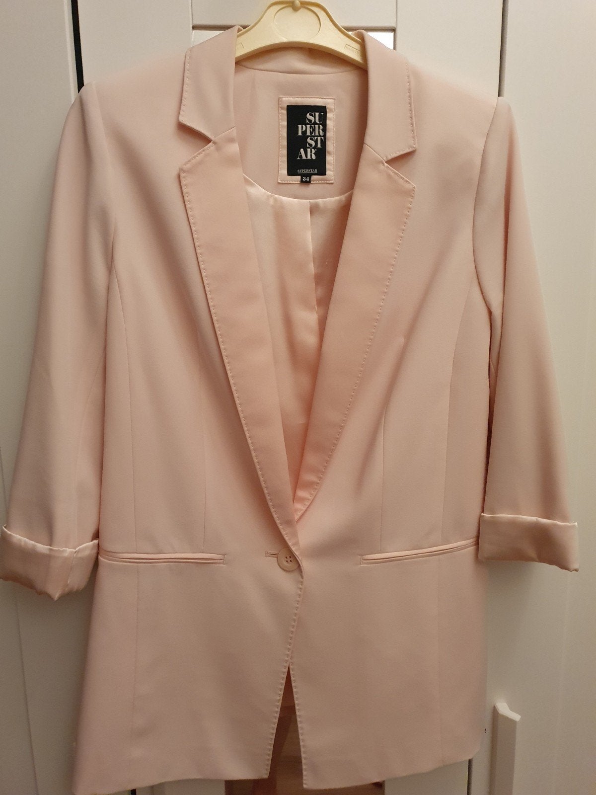 Superstar Roze Blazer Maat 34, Kleding | Dames, Ophalen, Zo goed als nieuw, Jasje, Roze