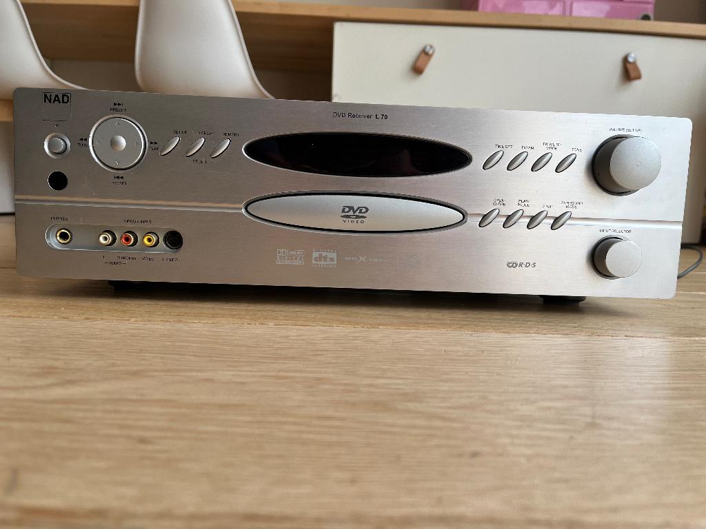 NAD L70 receiver, Gebruikt, 60 tot 120 watt, Stereo, Ophalen
