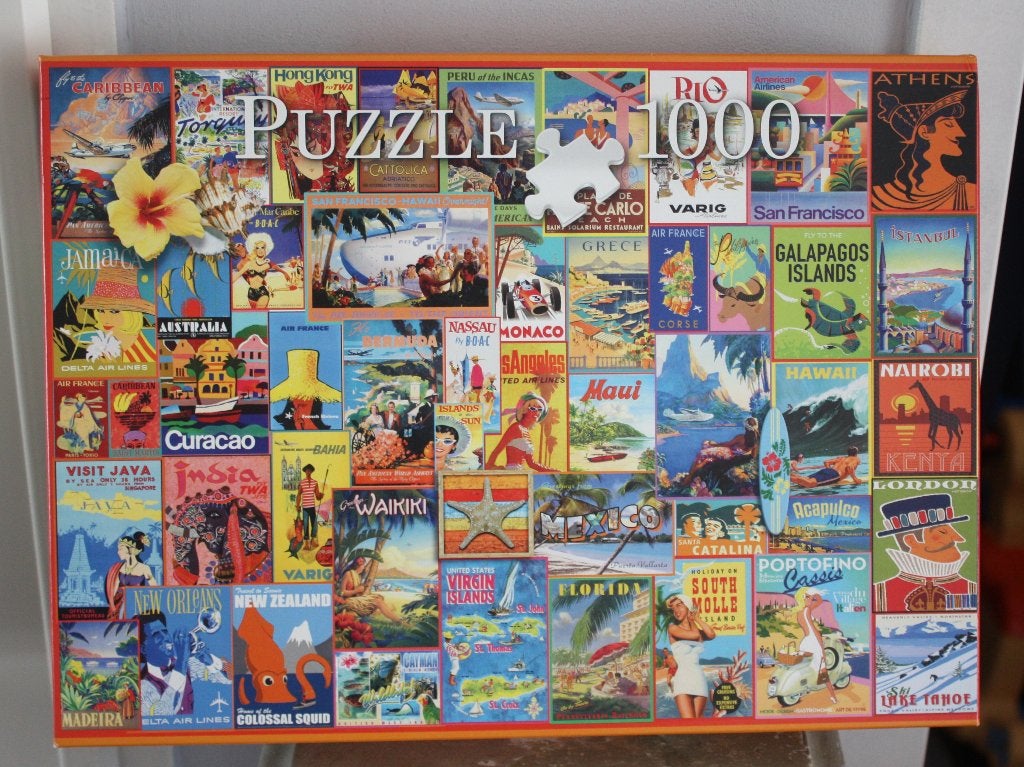 puzzel 1000 stukjes, Ophalen of Verzenden, 500 t/m 1500 stukjes, Gebruikt, Legpuzzel