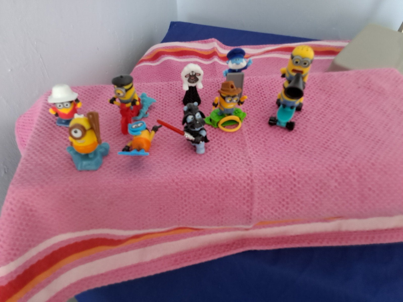 Oude hart plastic figuren., Ophalen of Verzenden