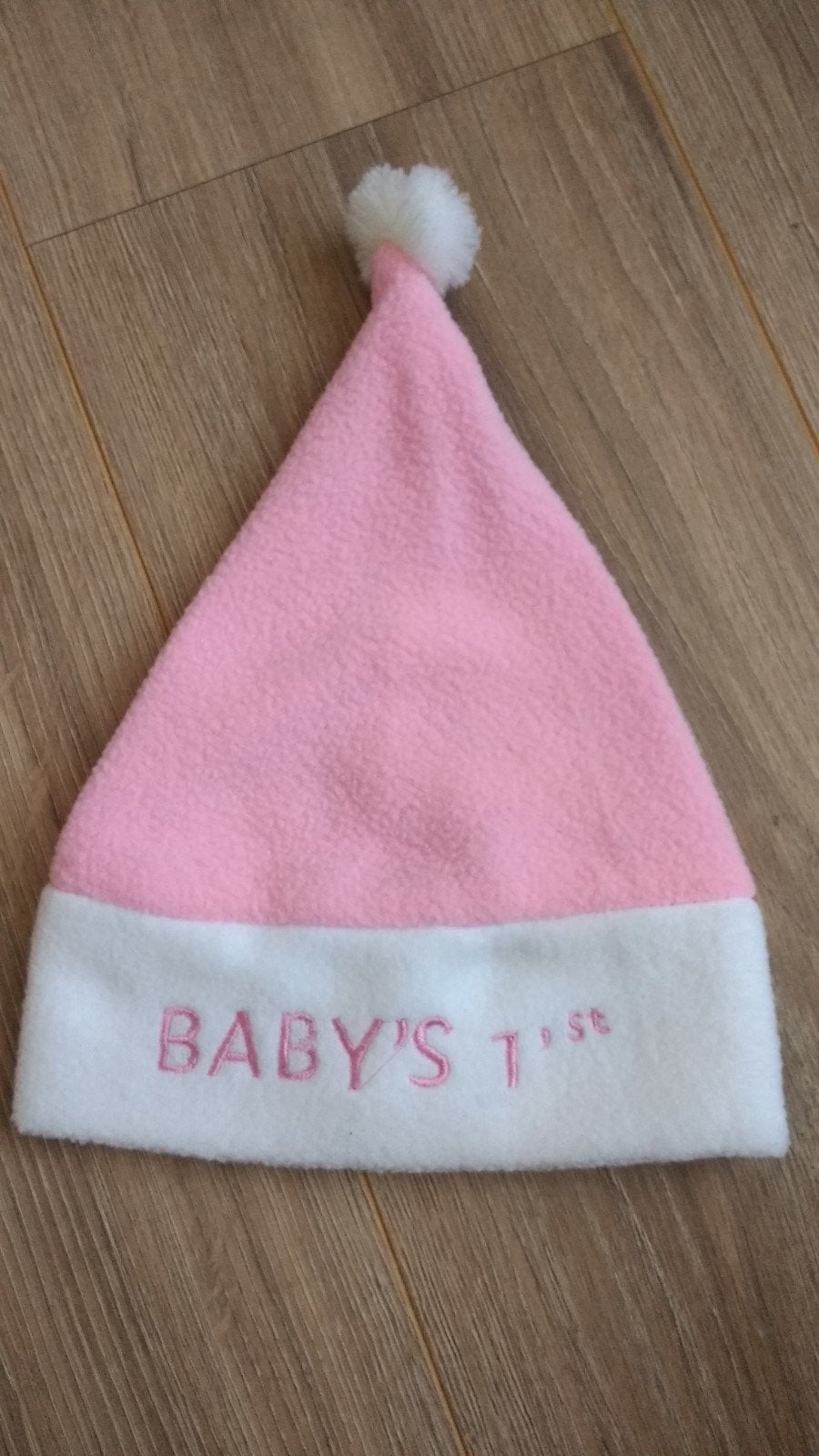 Zgan! Kerstmuts baby's 1st Kerst, Ophalen of Verzenden, Zo goed als nieuw