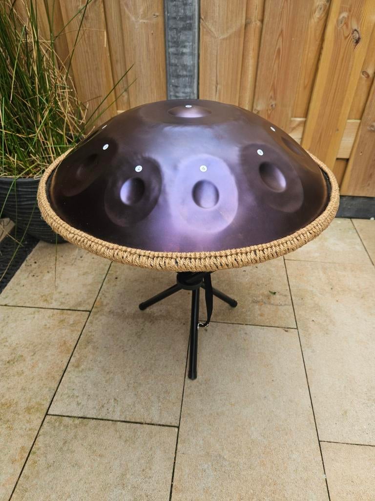Prachtige Paarse Handpan - Zo Goed als Nieuw, 22 inch, Muziek en Instrumenten, Blaasinstrumenten | Overige, Zo goed als nieuw