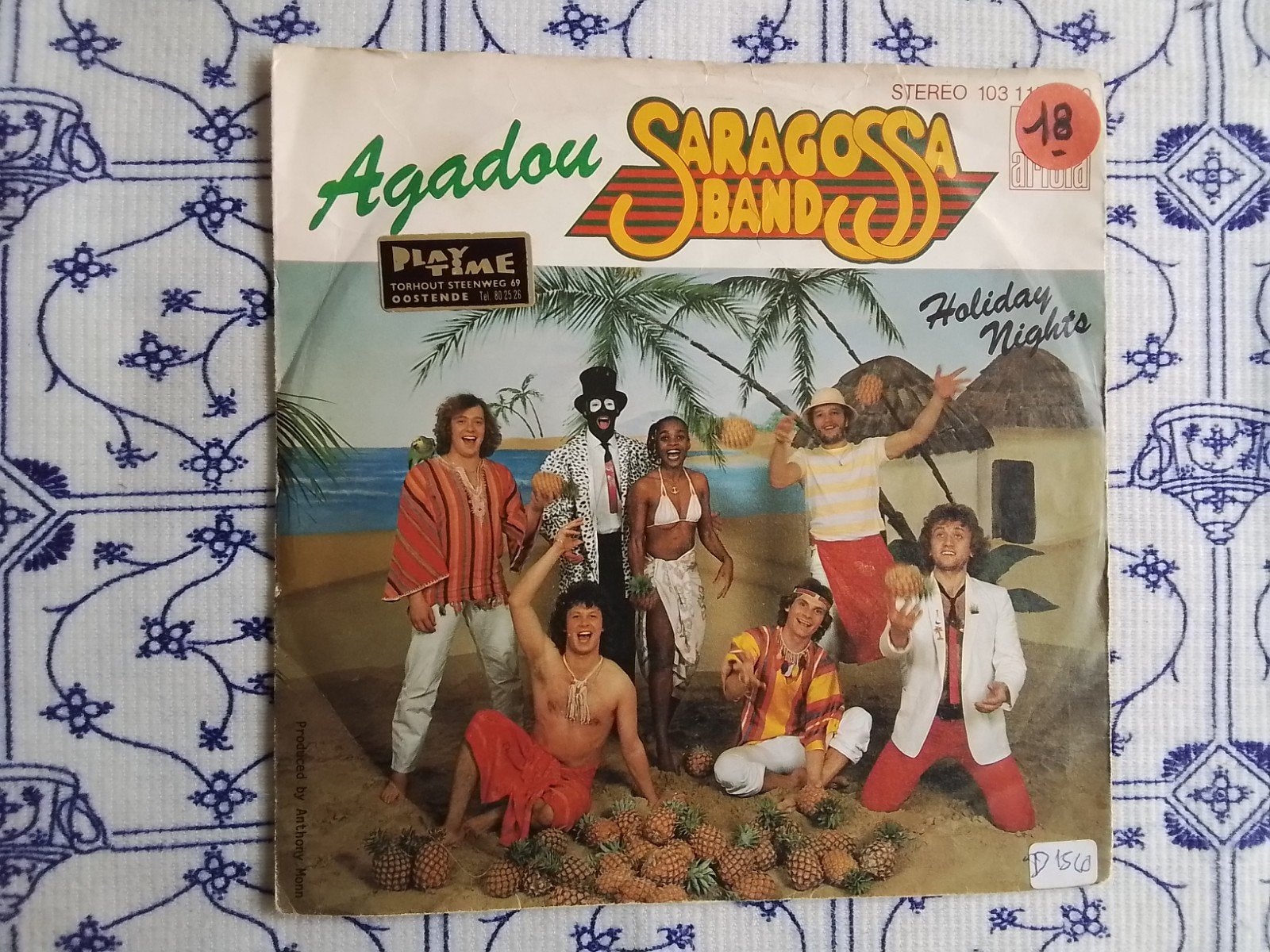 Saragossa band              Agadou, Cd's en Dvd's, Vinyl Singles, Ophalen of Verzenden, Zo goed als nieuw, 7 inch, Pop