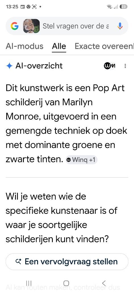 Canvas schilderij Marilyn Monroe, Ophalen, Zo goed als nieuw, Schilderij, 75 tot 100 cm