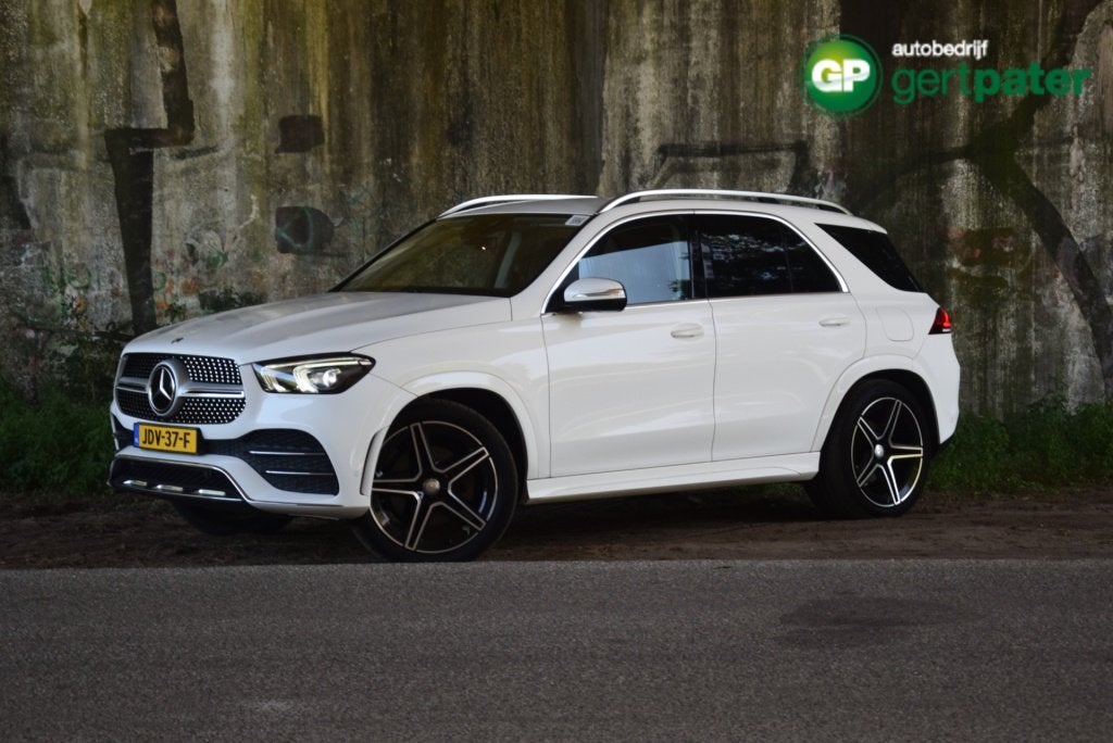 Mercedes-Benz GLE 350e 4MATIC AMG-Line Distronic/22Inch/Park, Auto's, Gebruikt, Zwart, 4 cilinders, Wit