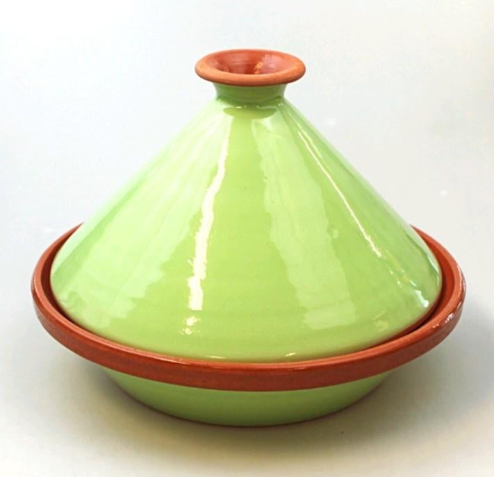Tajine Terracotta Glazed Cookware 30 Cm., Ophalen of Verzenden, Zo goed als nieuw, Overige materialen