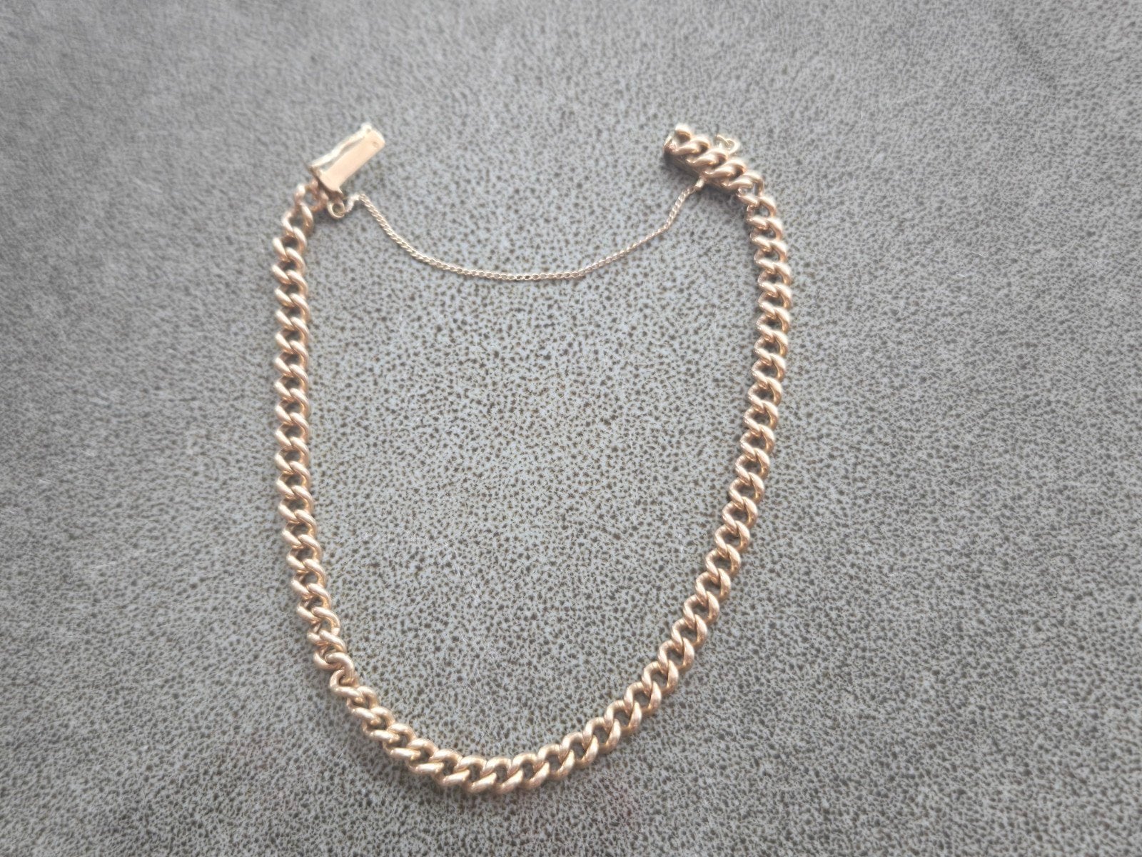 Gouden armband 14 karaat met veiligheidssluiting, Ophalen of Verzenden, Gebruikt, Goud, Goud