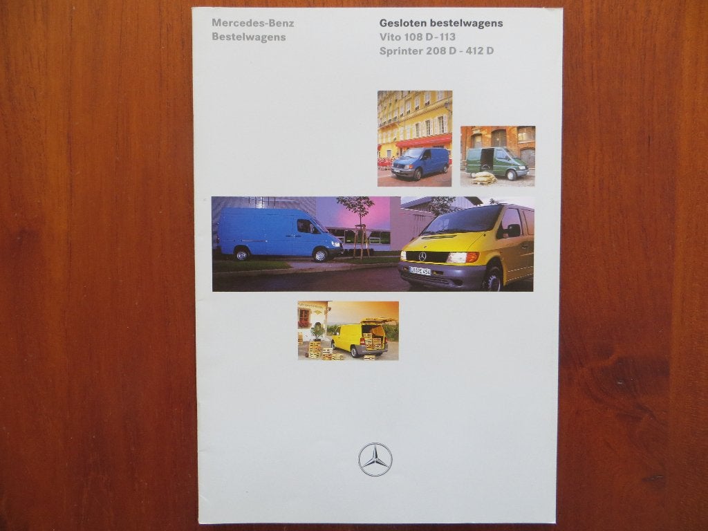 Mercedes-Benz Gesloten bestelwagens Vito Sprinter+prijslijst, Ophalen of Verzenden, Nieuw, Mercedes
