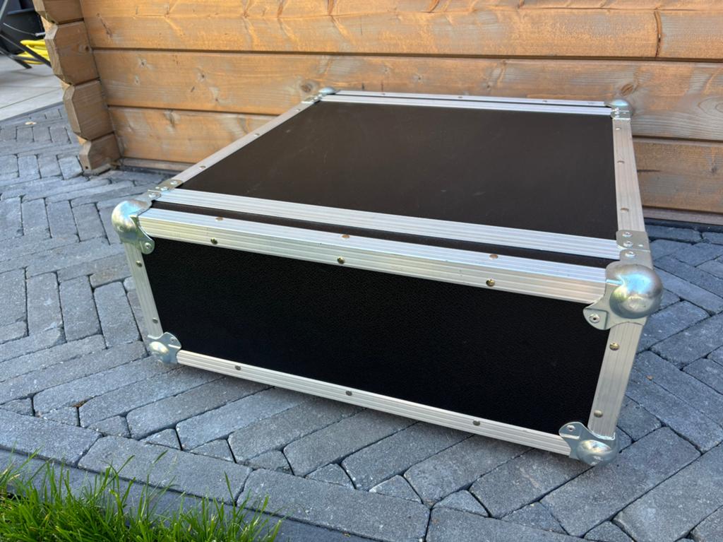 19” Professionele rack flightcase geveerd 3HE, Ophalen of Verzenden, Nieuw, Overige instrumenten, Flightcase