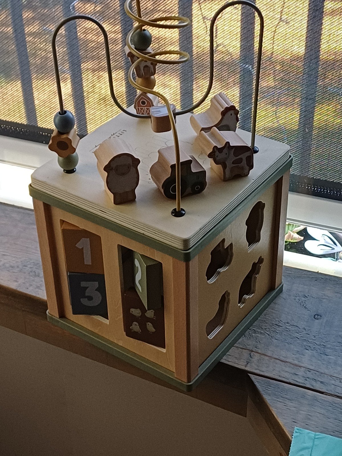 Little Dutch Little Farm Activity Cube, Ophalen, Zo goed als nieuw, Overige typen