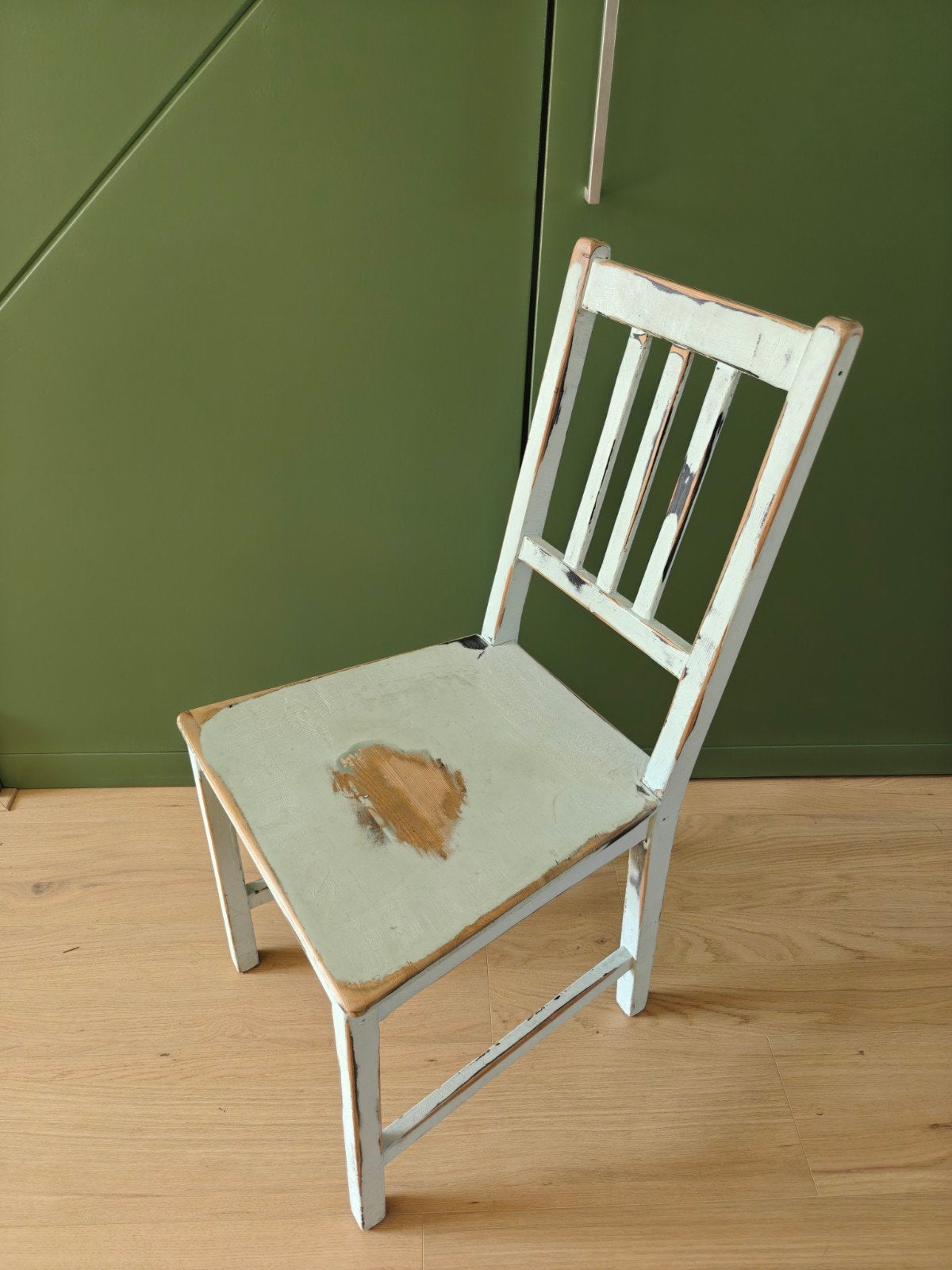 Houten stoel - IKEA geverfd, Ophalen, Gebruikt, Overige kleuren, Eén