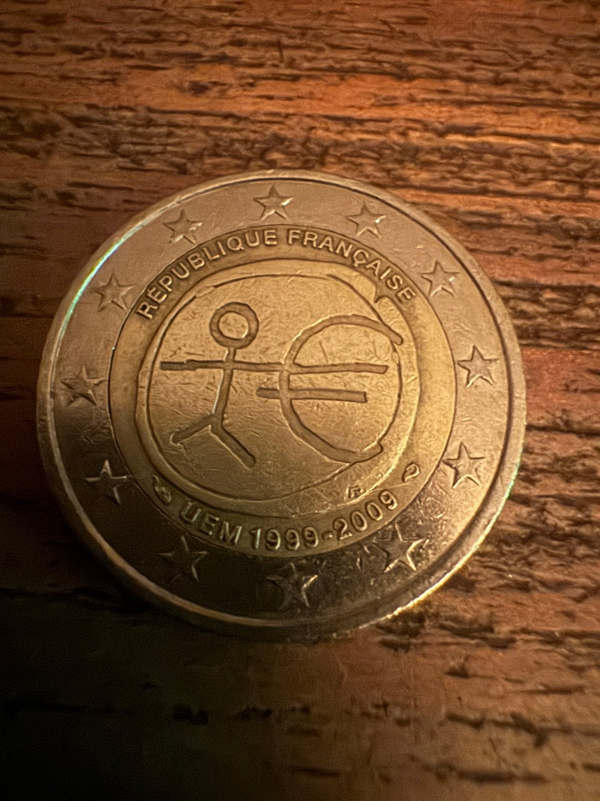 2 Euro Munt France 1999/2009 Zeldzaam, Postzegels en Munten, Munten | Europa | Euromunten, Ophalen, Frankrijk, 2 euro