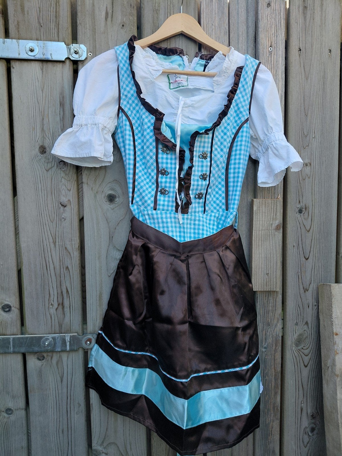 Dirndl Jurk - Oktoberfest/Carnaval - Maat 34 jurk en maat 38, Carnaval, Ophalen of Verzenden, Zo goed als nieuw, Maat 34 (XS) of kleiner