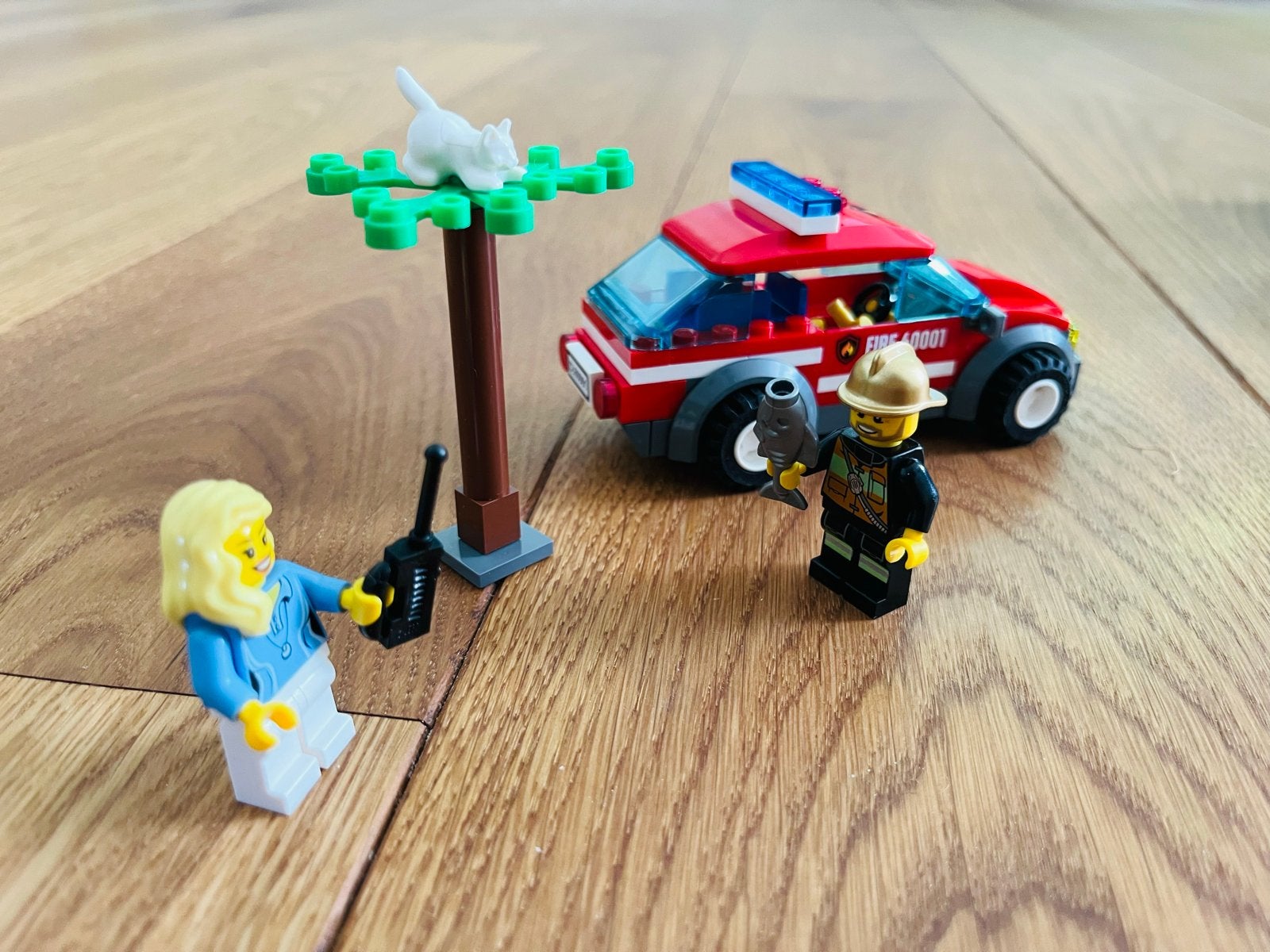 Lego City 60001 Brandweerauto met doos en boekje, Verzenden, Lego, Overige typen, City