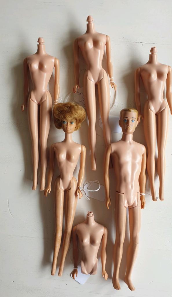GERESERVEERD Barbie lot poppen gebreken, zie omschrijving, Ophalen of Verzenden, Pop