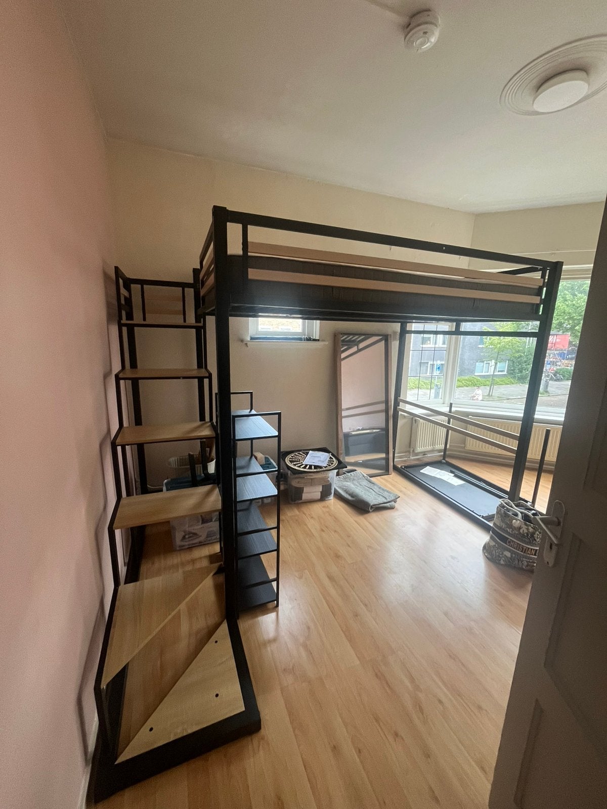 Hoogslaper 140x200 incl. matras – moet snel weg!, Huis en Inrichting, Slaapkamer | Stapelbedden en Hoogslapers, Ophalen, Eenpersoons