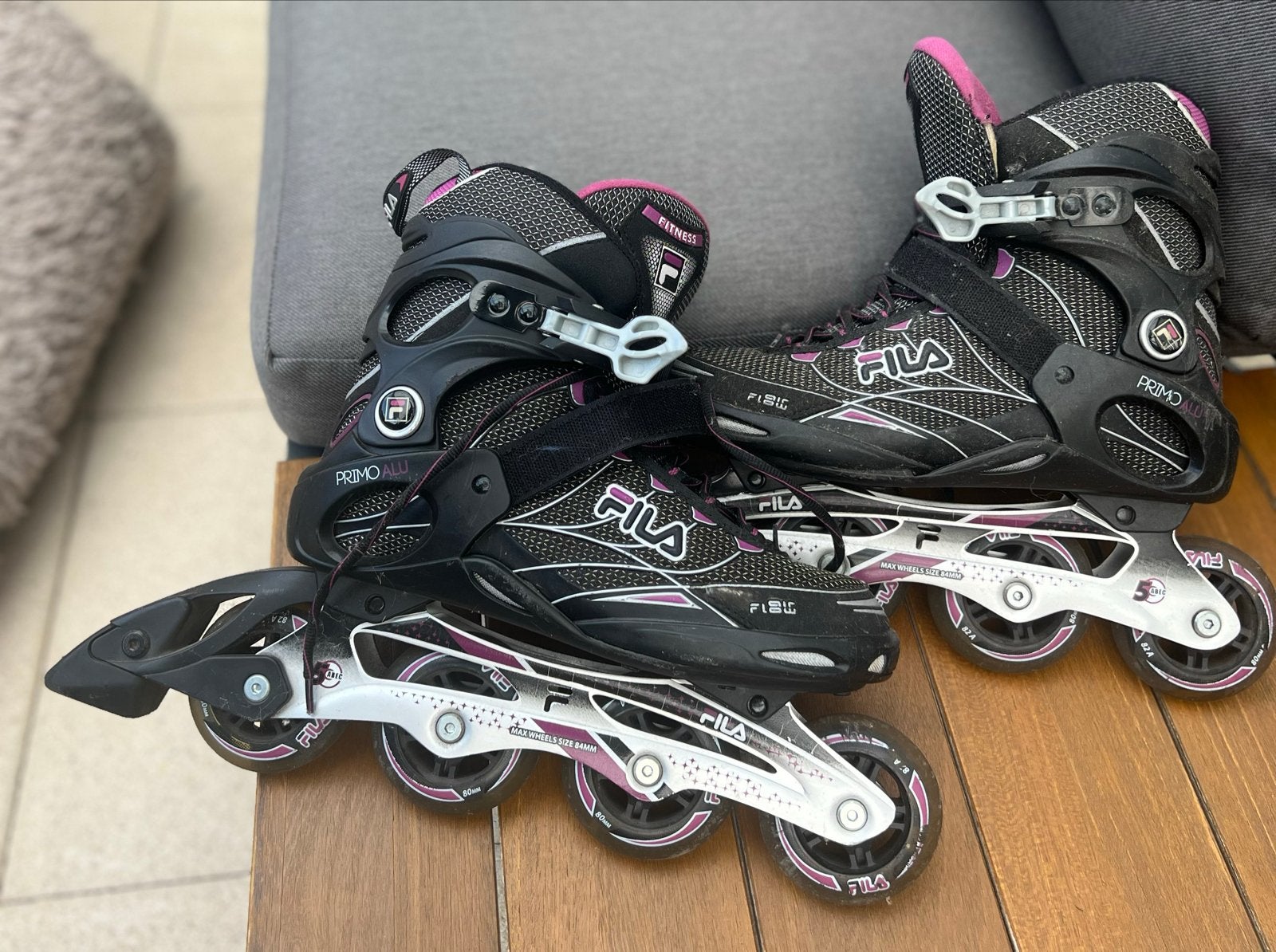 Fila Primo Alu lady Inline Skates - Maat 40, Gebruikt, Ophalen of Verzenden, Inline skates 4 wielen, Dames