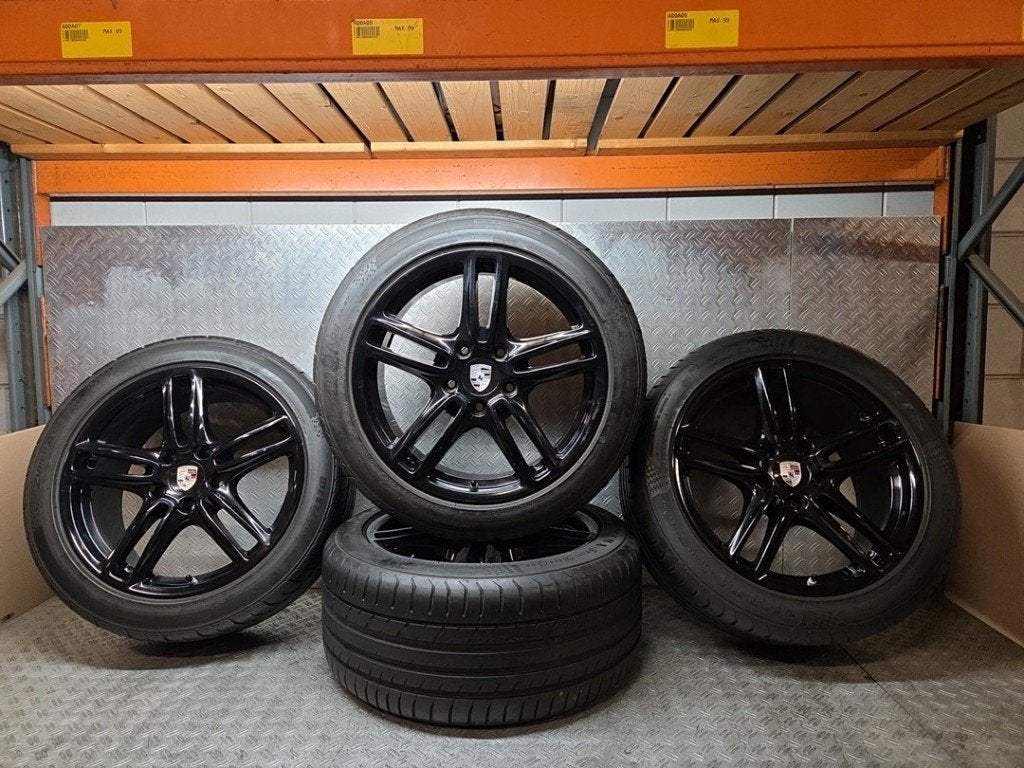 VELGENSET PORCHE PANAMERA 2012 19INCH, Auto-onderdelen, Banden en Velgen, Gebruikt, 285 mm, Banden en Velgen, Zomerbanden