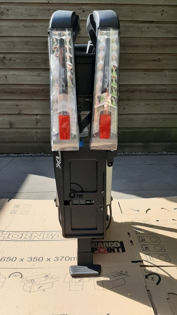 Te huur: XLC Azura Xtra LED 2.0 fietsendrager, Ophalen, Nieuw, 2 fietsen, Trekhaakdrager