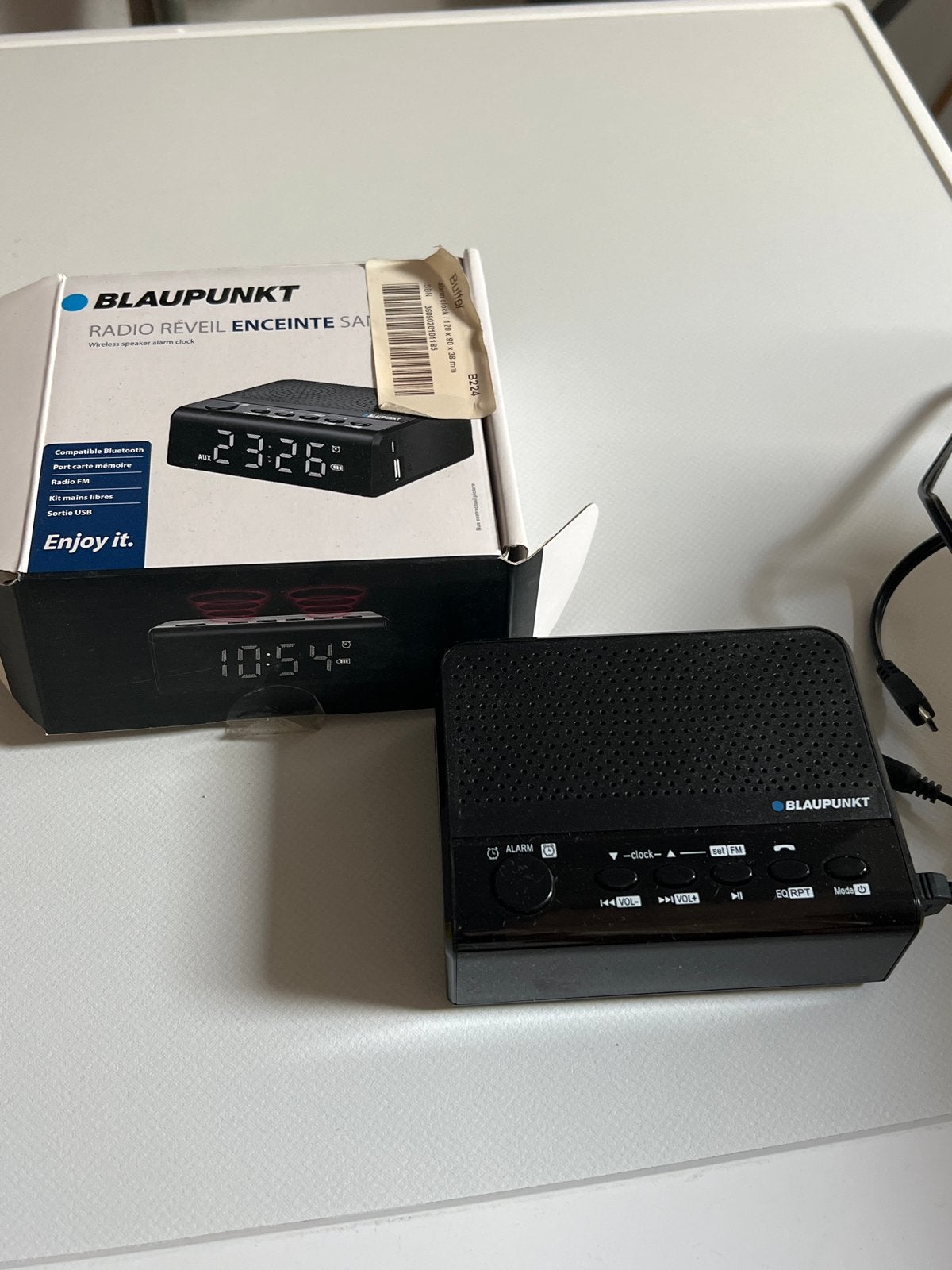 Blaupunkt Radio Wekker met Bluetooth en FM Radio, Ophalen of Verzenden, Zo goed als nieuw, Radio