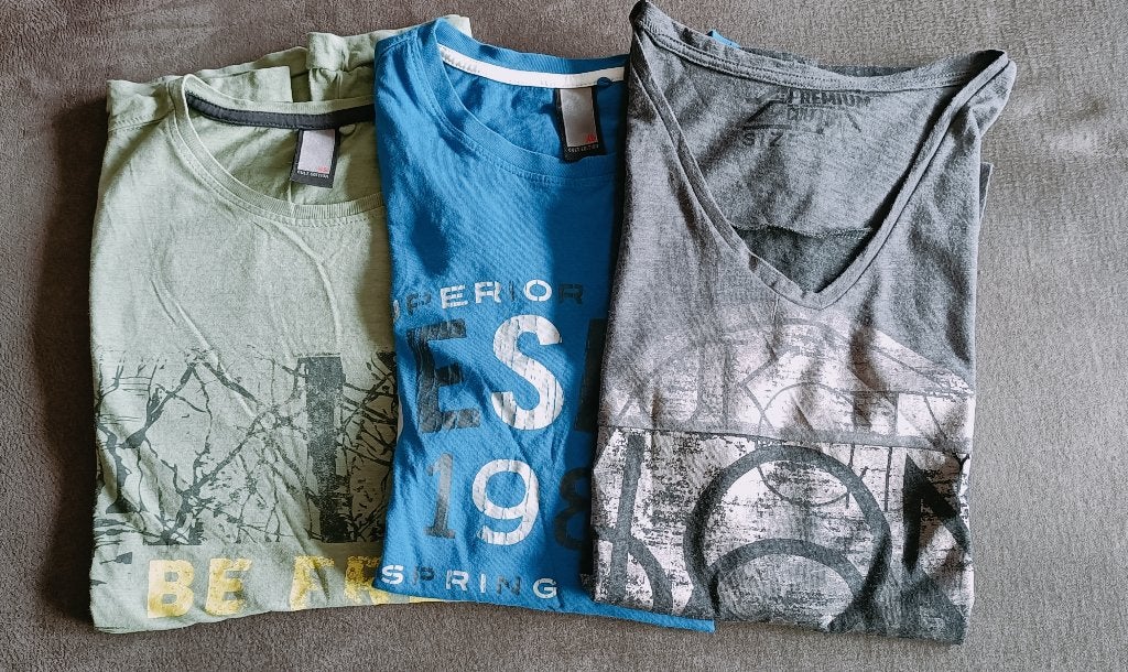 Setje jongens/heren t-shirts maat XS, Kleding | Heren, T-shirts, Zo goed als nieuw, Maat 46 (S) of kleiner, Overige kleuren, Ophalen of Verzenden