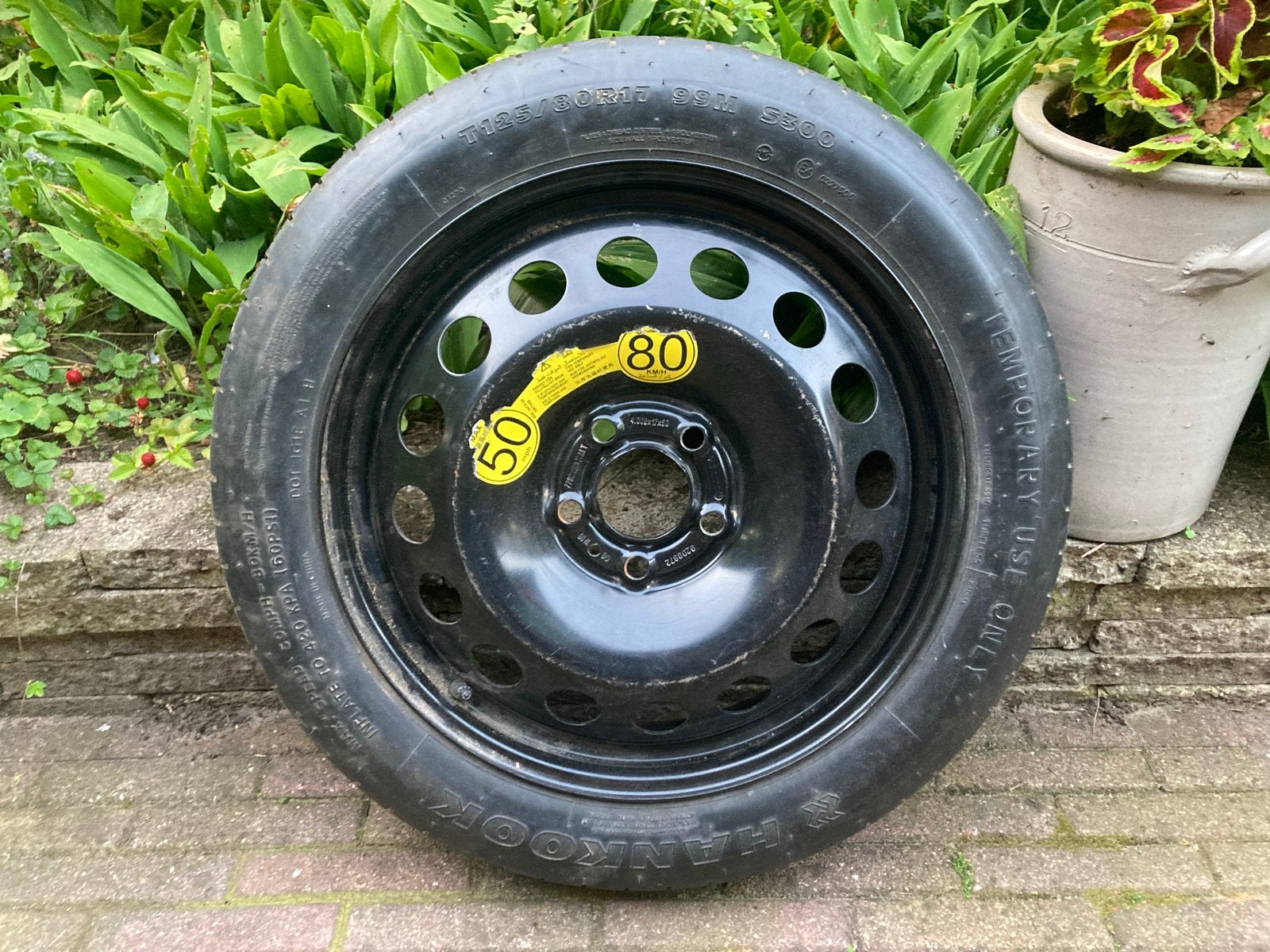 Reservewiel Volvo - OEM 9209872 - T125/80R17 Hankook, Ophalen, Gebruikt