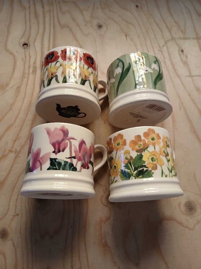 emma bridgewater mugs bloemen, Nieuw, Ophalen of Verzenden, Overige stijlen, Kop(pen) en/of Schotel(s)