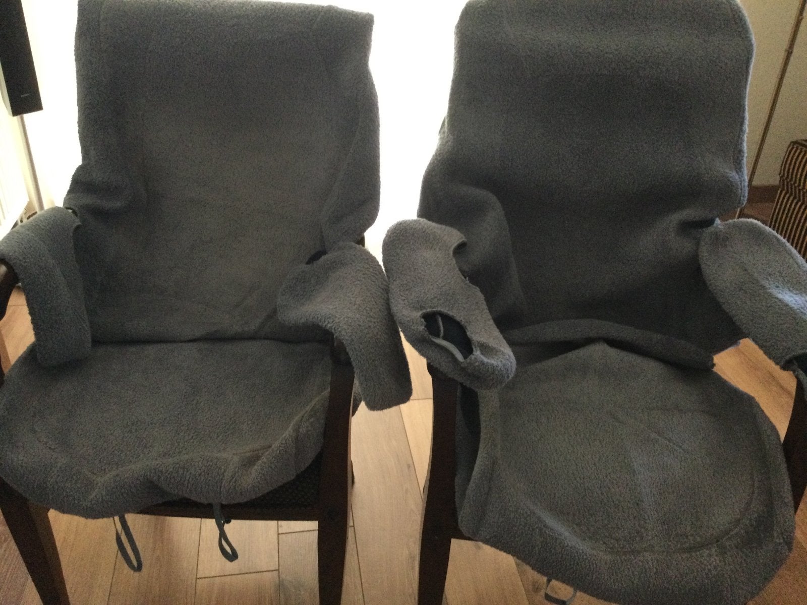 Stoelhoezen voor de camperstoelen kleur grijs., Ophalen of Verzenden, Gebruikt