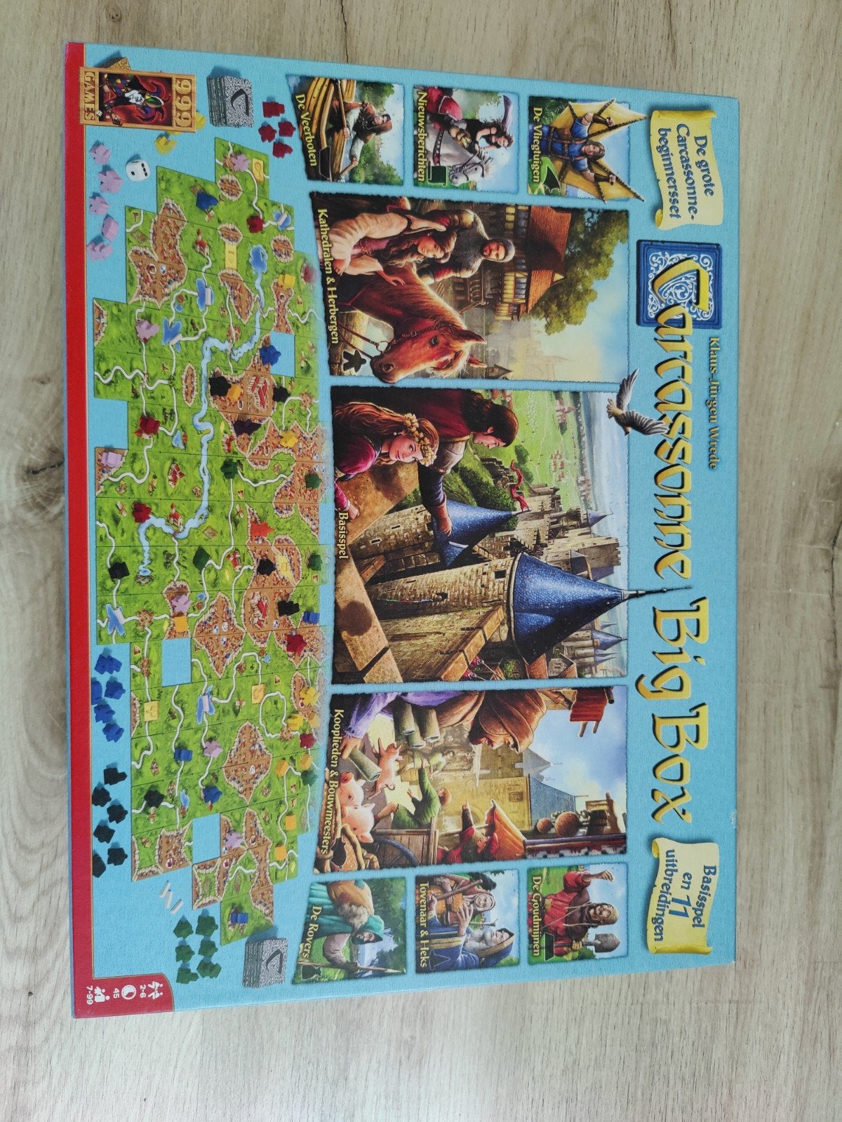 Carcassonne Big Box - Basisspel en 11 uitbreidingen, Vijf spelers of meer, Ophalen of Verzenden, Zo goed als nieuw, 999 Games