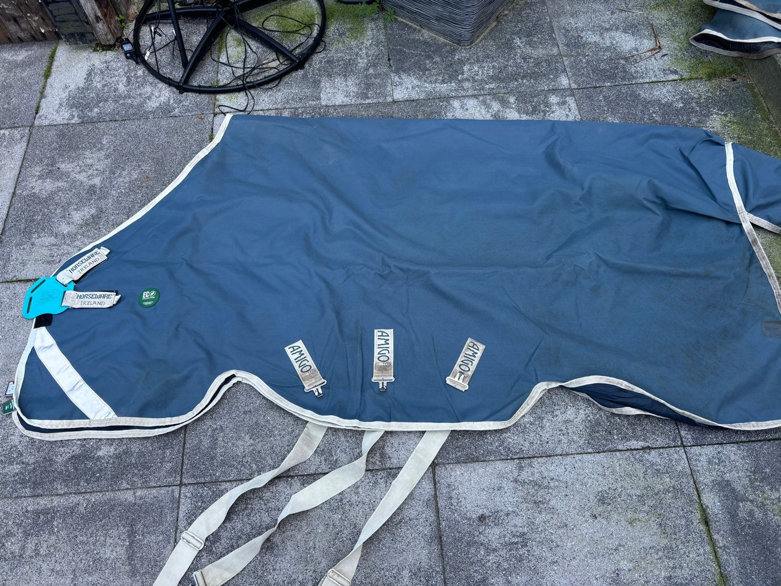 Amigo ameco bravo 6.9, Gebruikt, Afneembare hals, Ophalen of Verzenden, Blauw