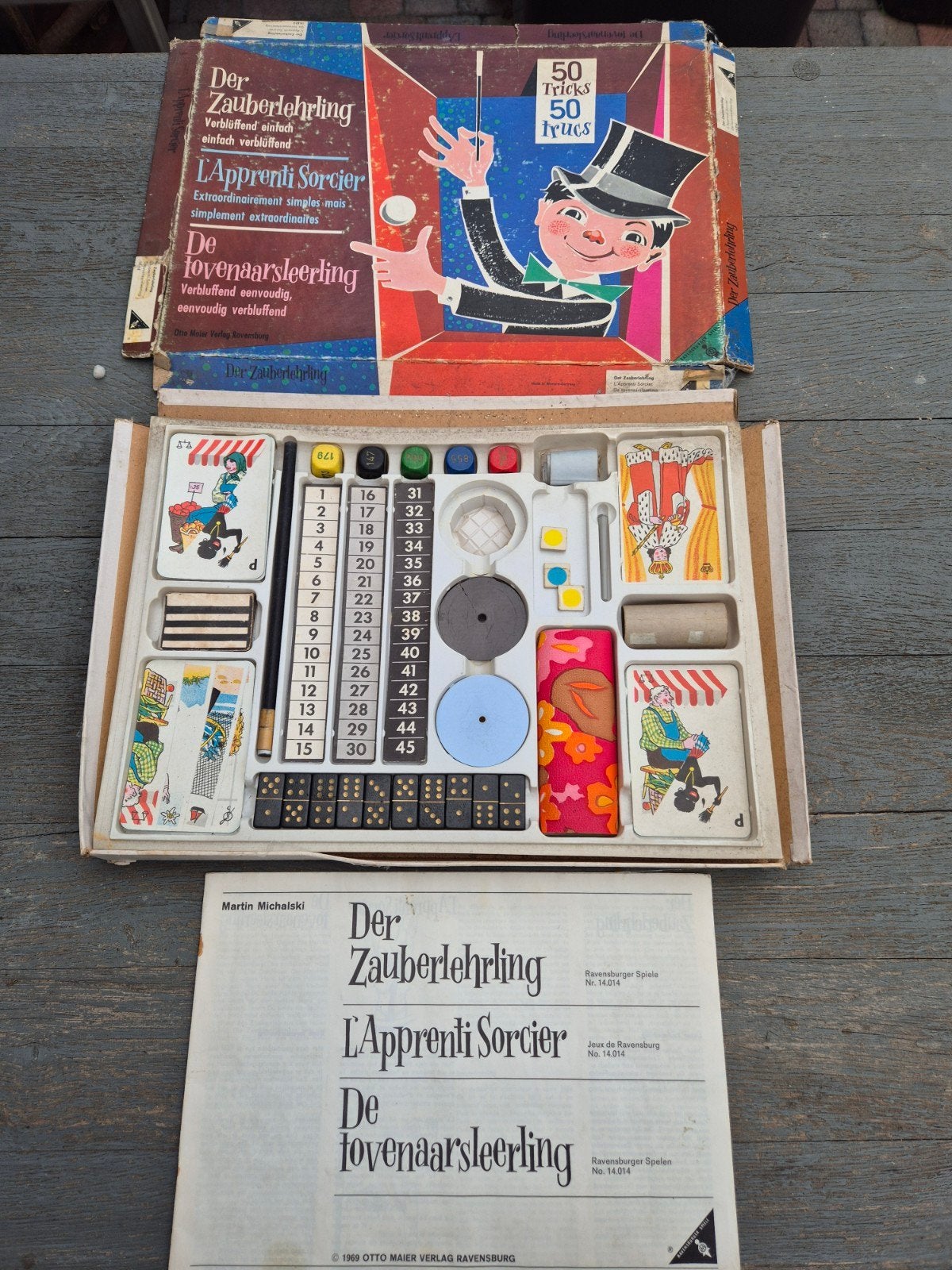 De Tovenaarsleerling Ravensburger Spel (1969), Hobby en Vrije tijd, Gezelschapsspellen | Bordspellen, Een of twee spelers, Ophalen of Verzenden