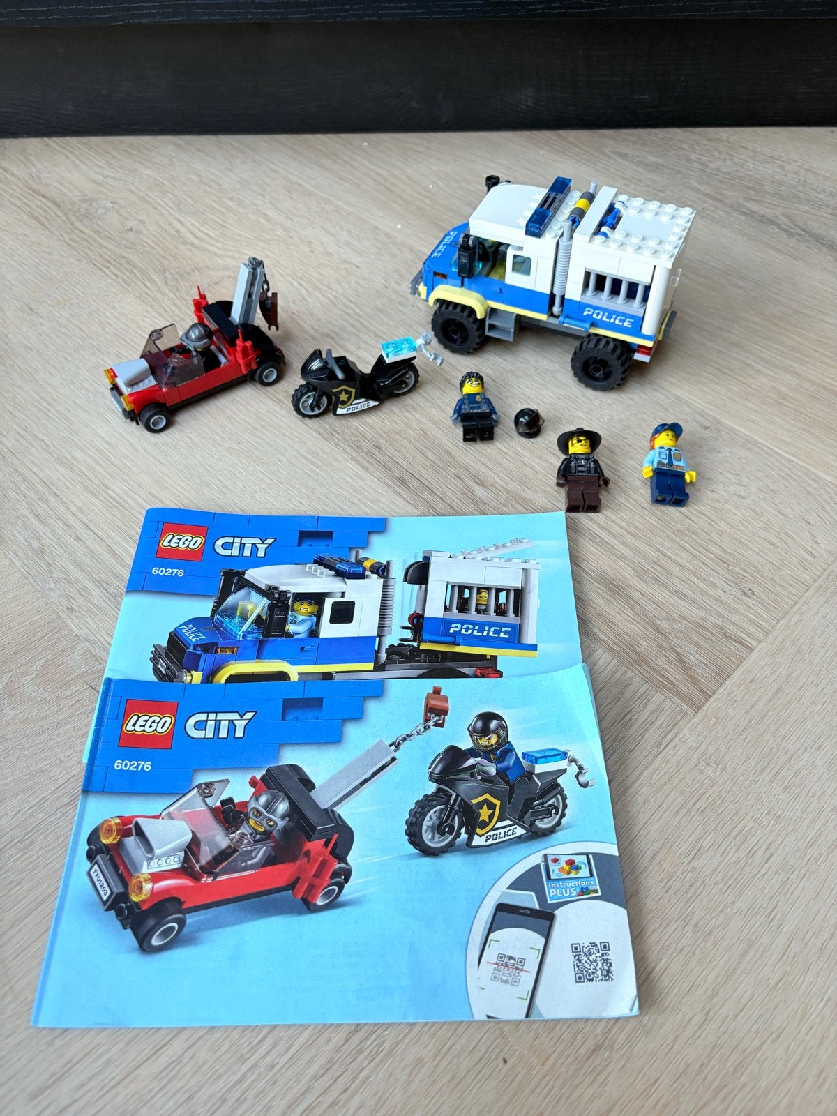 LEGO City Politie Achtervolging Transport 60276 met instruct, Kinderen en Baby's, City, Lego, Ophalen of Verzenden, Zo goed als nieuw