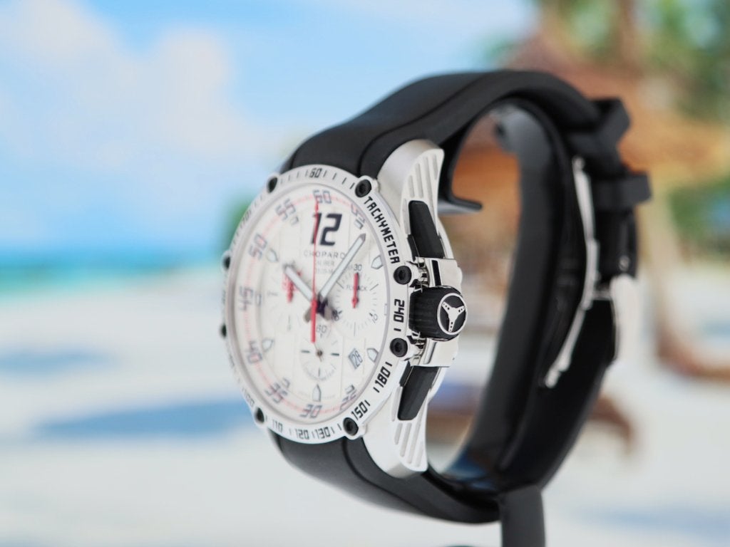 Chopard Superfast Chrono Flyback Porsche 919 L.E ONGEDRAGEN, Overige merken, Staal, Polshorloge, Overige materialen