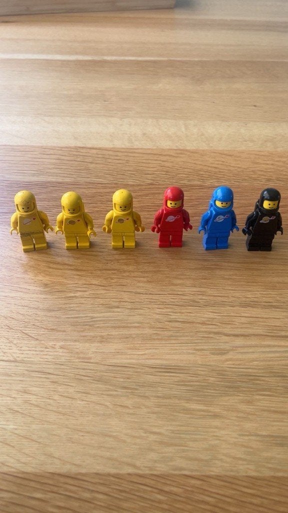 Lego classic space poppetjes, Gebruikt, Lego, Ophalen of Verzenden, Inclusief minifiguren