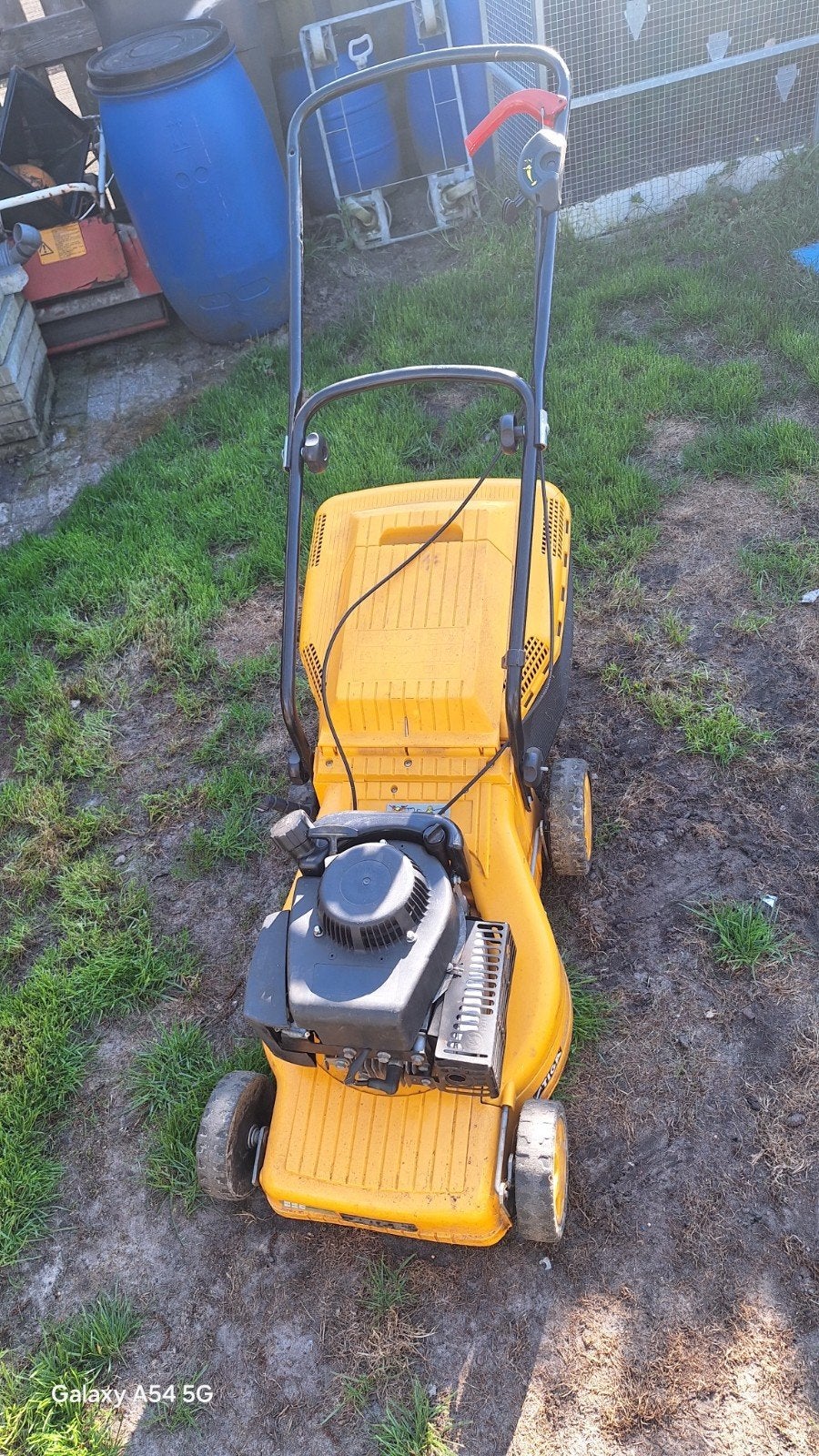 Grasmaaier stiga, Ophalen, Gebruikt