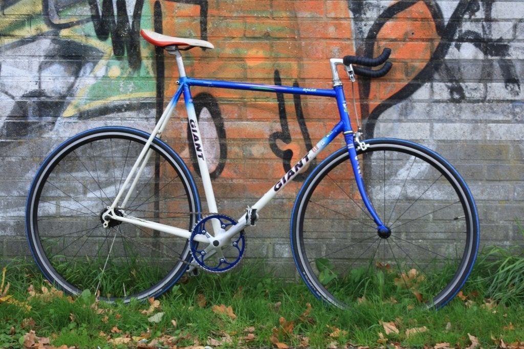 Giant Racer  - Single Speed 60cm, Ophalen, Gebruikt, Velgrem, Giant