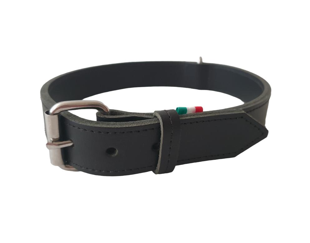 JACK AND VANILLA Double Halsband Zwart Nek 47-53 cm KOOPJE!, Ophalen of Verzenden, Handgemaakt, Nieuw