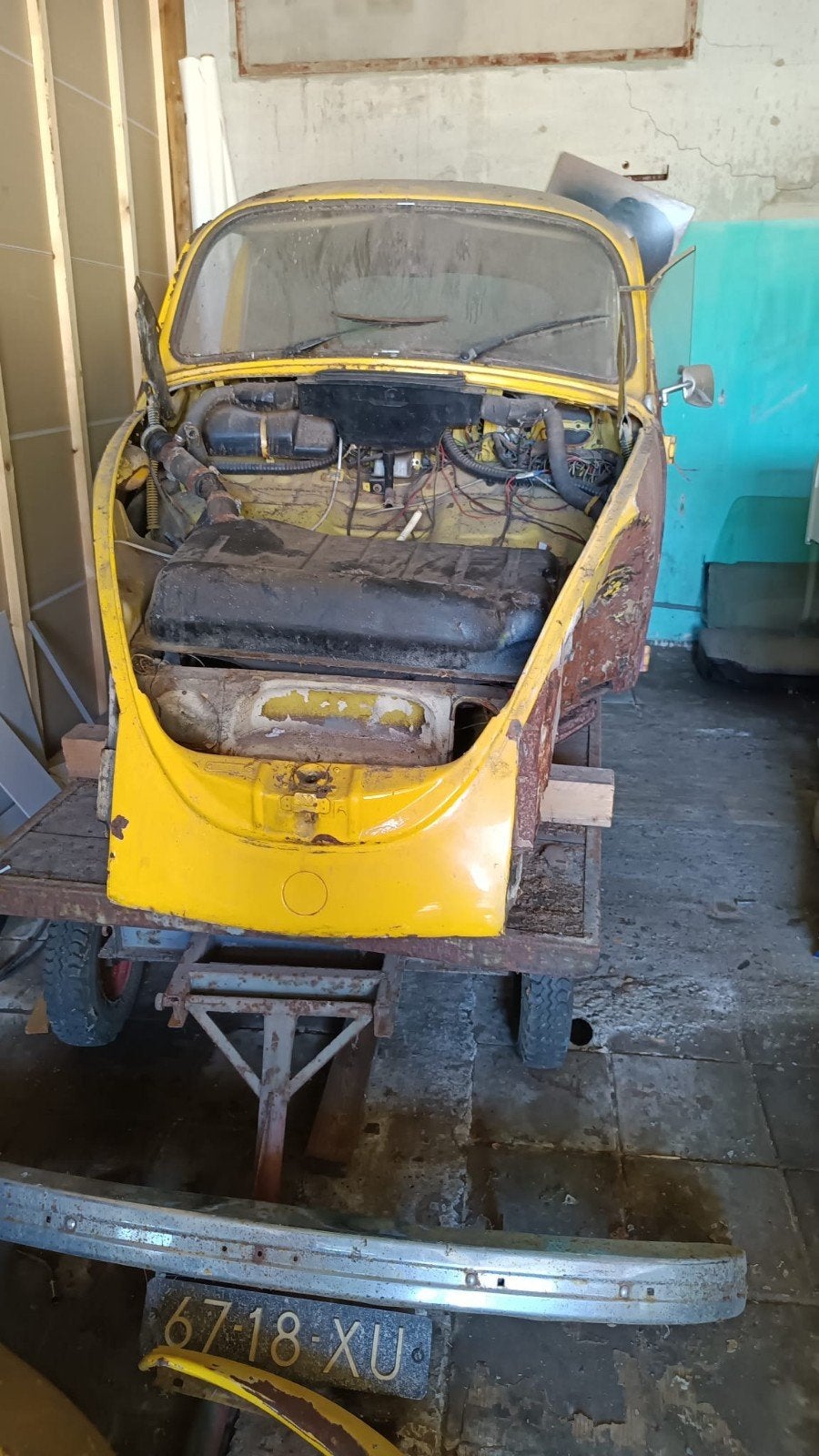 Volkswagen kever 1300 project, Ophalen, Volkswagen