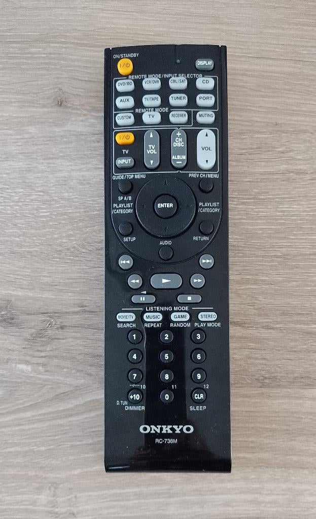 Onkyo rc-736m afstandsbediening origineel rc 736m, Ophalen of Verzenden, Gebruikt, Origineel, Receiver of Versterker