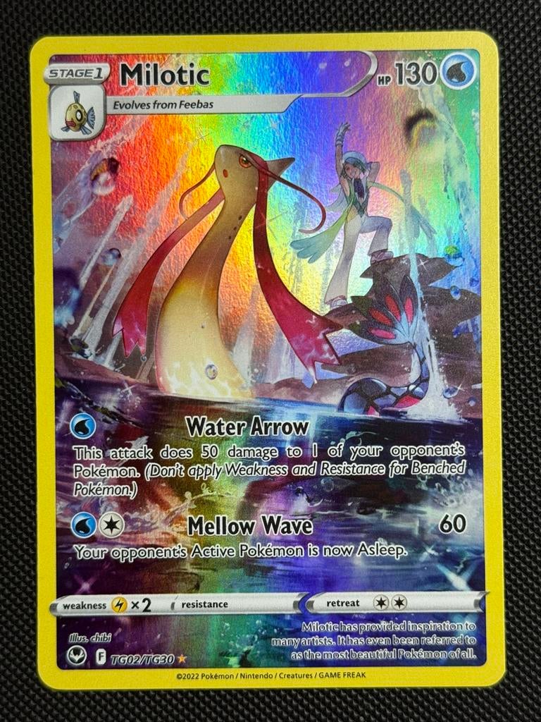 Milotic (SIT TG02), Ophalen of Verzenden, Zo goed als nieuw, Losse kaart, Foil