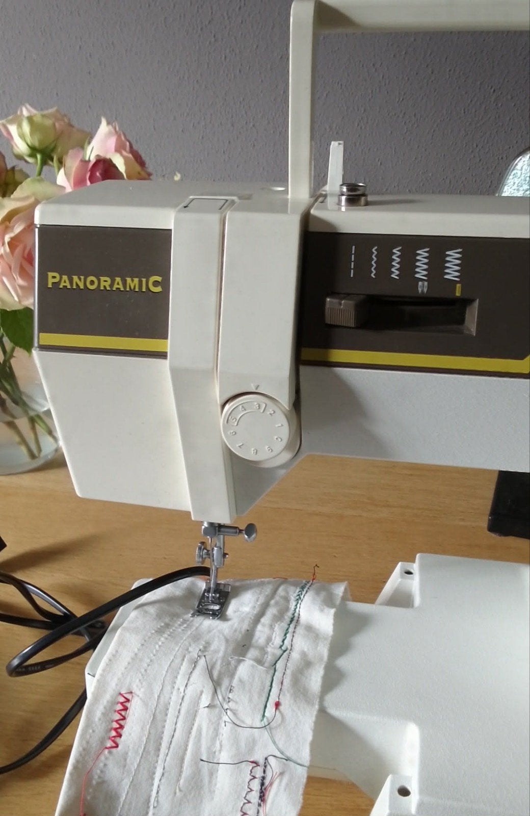 Naaimachine Panoramic inclusief koffer en accessoires, Ophalen of Verzenden, Gebruikt, Naaimachine, Overige merken