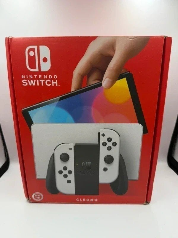 Nintendo Switch OLED White Boxed Complete Japanese Version, Nintendo, Nintendo, Met 2 controllers, Ophalen of Verzenden
