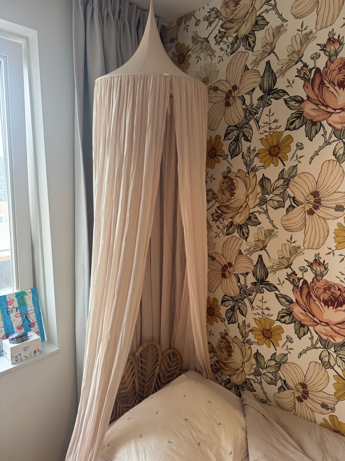 Mooie Klamboe voor Kinderkamer - Roze, Ophalen, Zo goed als nieuw, 180 cm of meer, 70 tot 85 cm