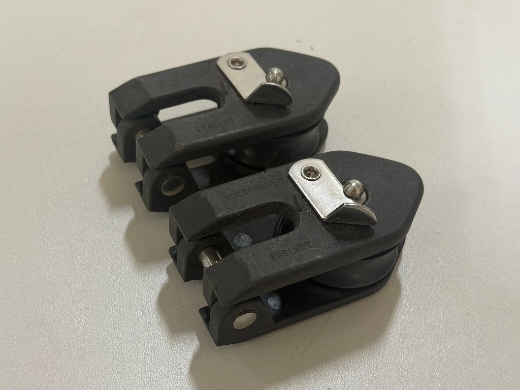 Holt-Allen klapblok gelagerd 39 mm tot 12 mm lijn, Ophalen of Verzenden, Zo goed als nieuw, Lijn of Blok