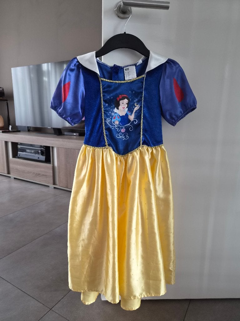 H&M Sneeuwwitje jurk (maat 122/128), Ophalen of Verzenden, Zo goed als nieuw, 122 t/m 128, Meisje