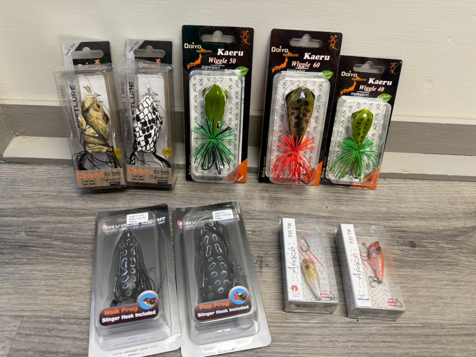 Topwater set: Savage Gear, Doiyo, Iron Claw kunstaas, Overige typen, Nieuw, Ophalen of Verzenden, Doiyo