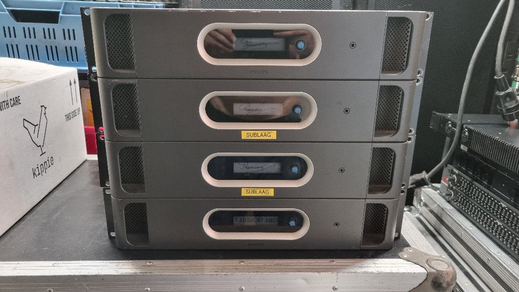 versterkers van Philips amp Omgebouwd naar speakon aansluing, Philips, Gebruikt, Speakerset, Ophalen
