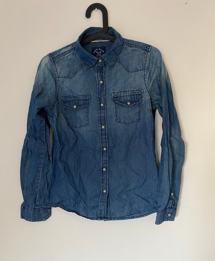 Dames blouse / spijkerjasje. Maat S, Anti Blue, Zo goed als nieuw, Maat 36 (S), Verzenden