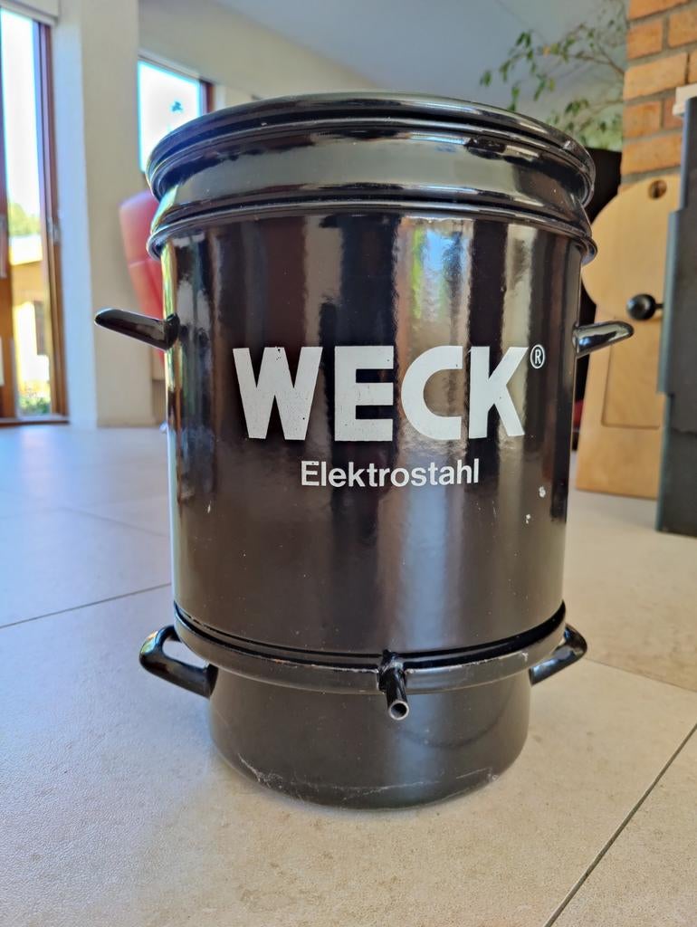 Weck Elektrostahl sappan / stoomextractor / ontsapper /, Ophalen of Verzenden, Zo goed als nieuw, Rvs