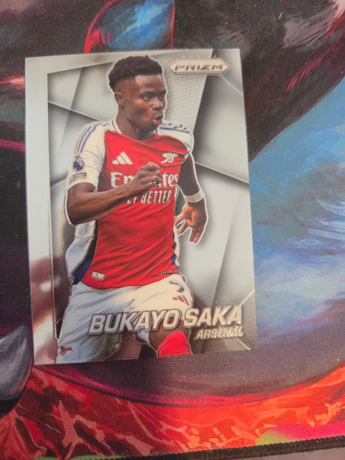 Panini Prizm Bukayo Saka Arsenal Voetbalkaart, Ophalen of Verzenden